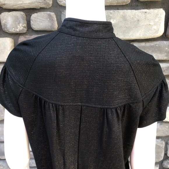 La Rok SS Jacket Black/Metallic Bronze EUC sz M - Picture 4 of 7